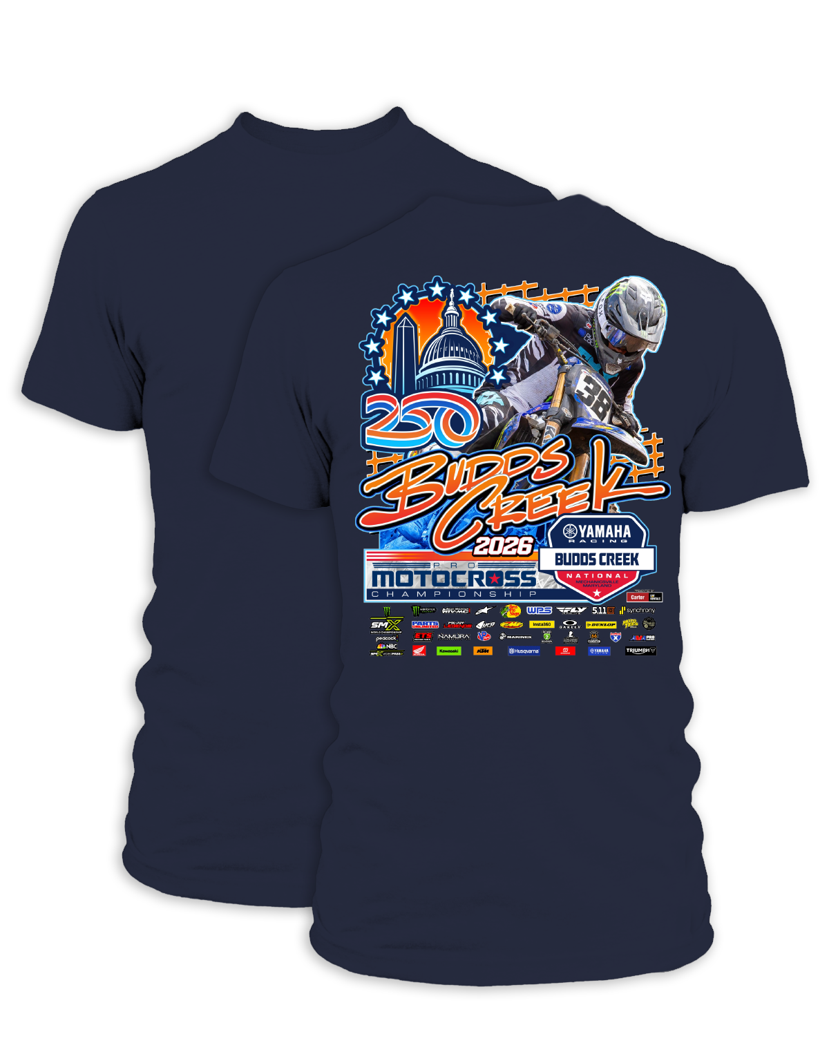 26 MX Budds Creek Main Adult Event T-Shirt