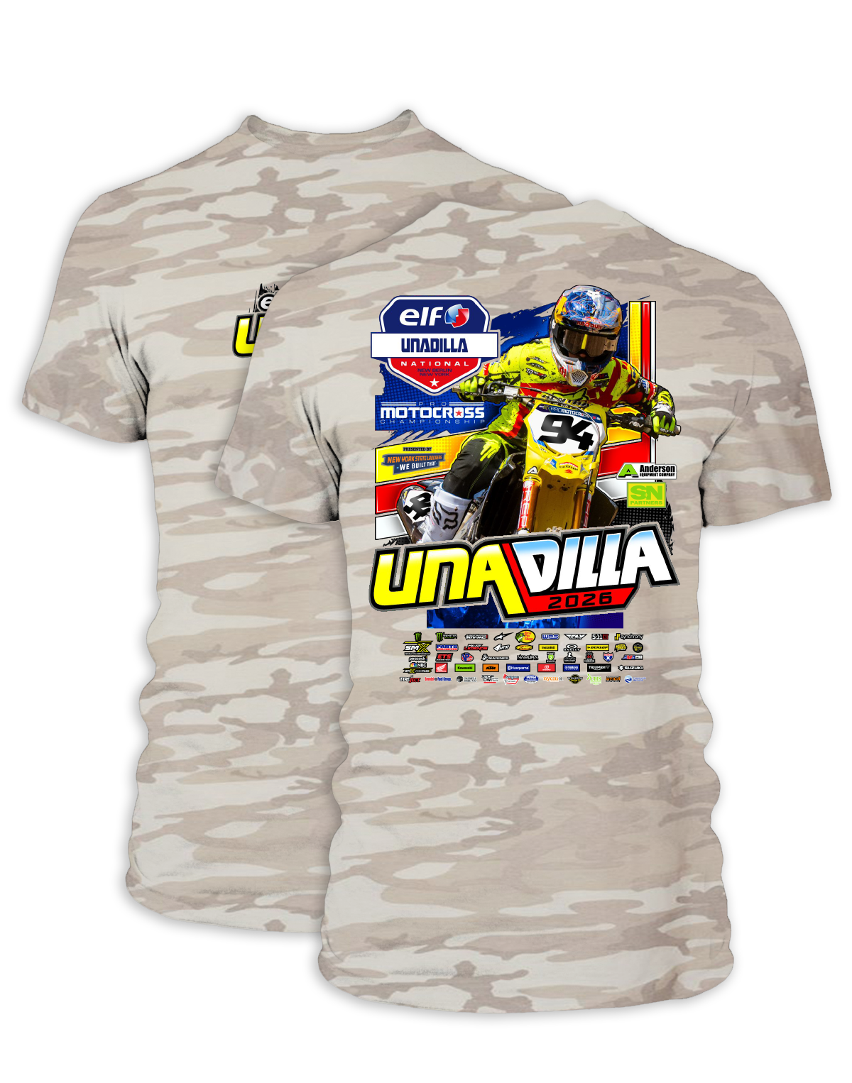 26 MX Unadilla Main Adult Event T-Shirt