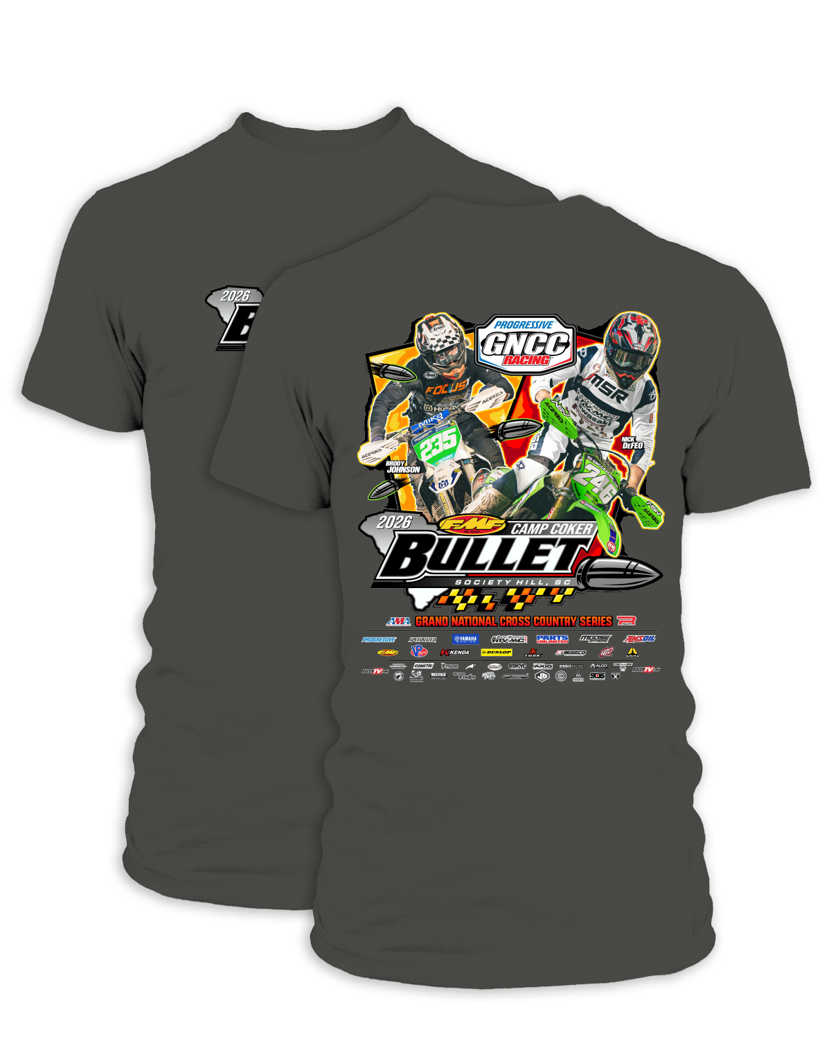 26 GNCC Camp Coker Event Tee Bike