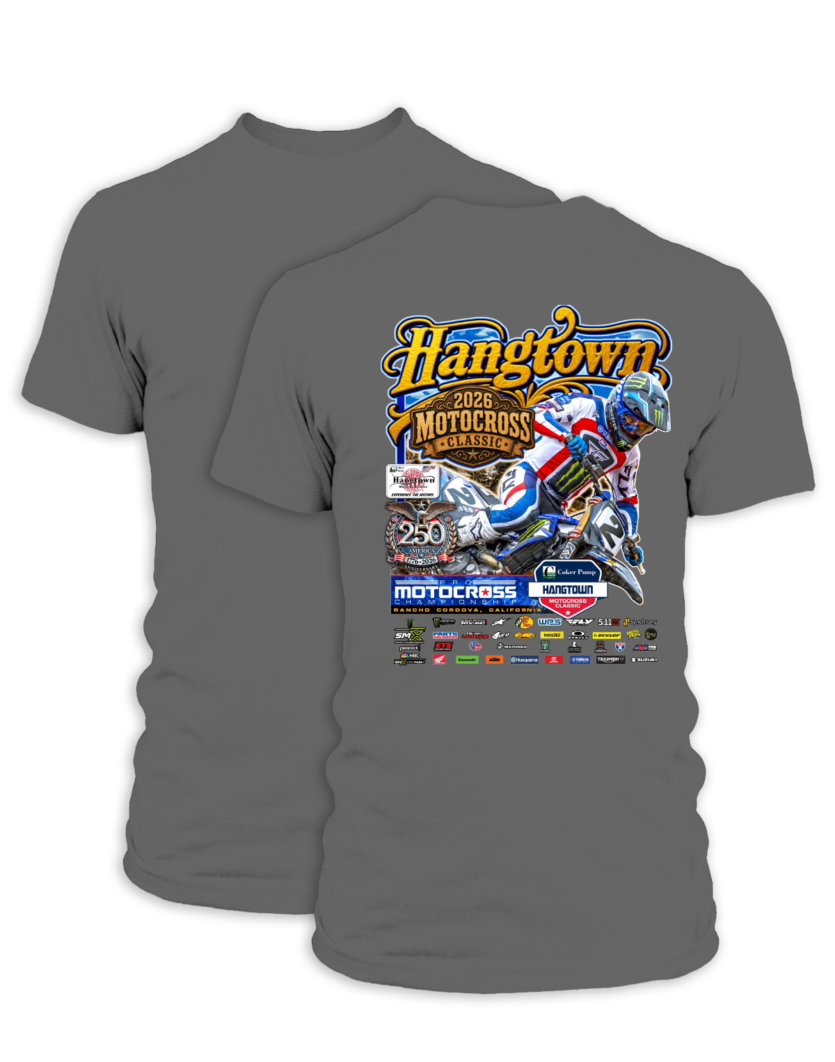 26 MX Hangtown Event  T-Shirt Adult Main