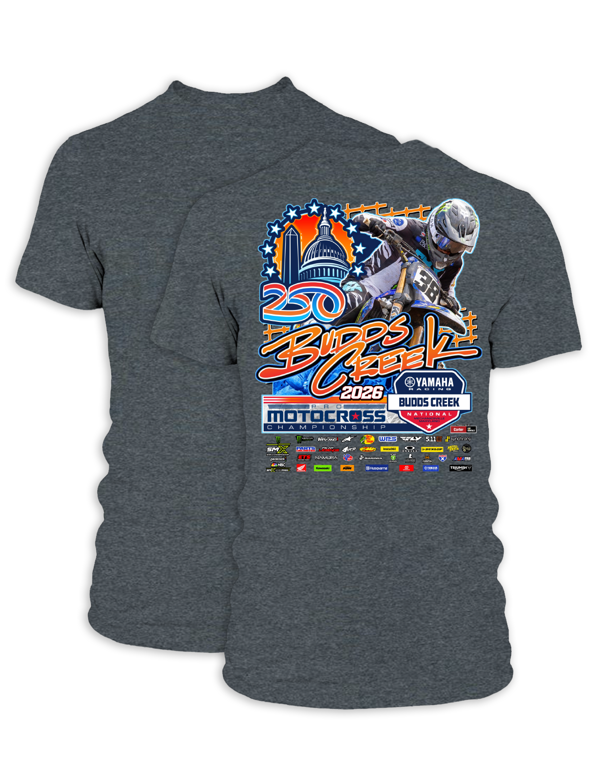 26 MX Budds Creek Main Adult Event T-Shirt