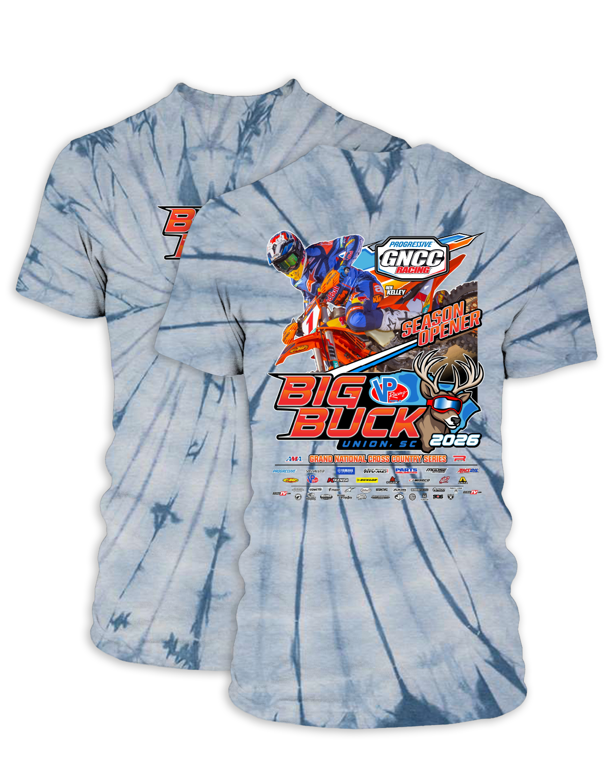 26 GNCC Big Buck Event Tee Bike