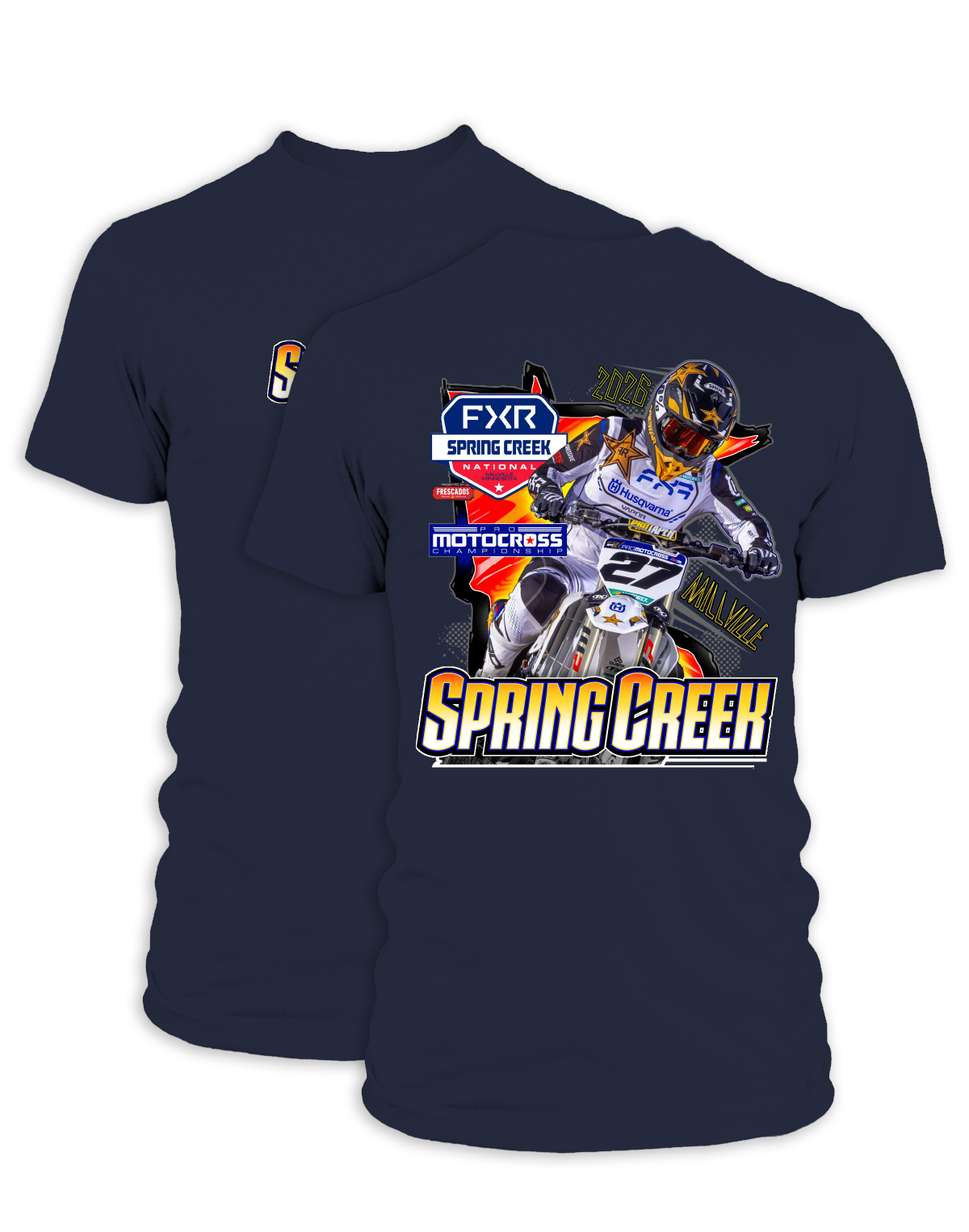 26 MX Spring Creek Main Adult Event T-Shirt