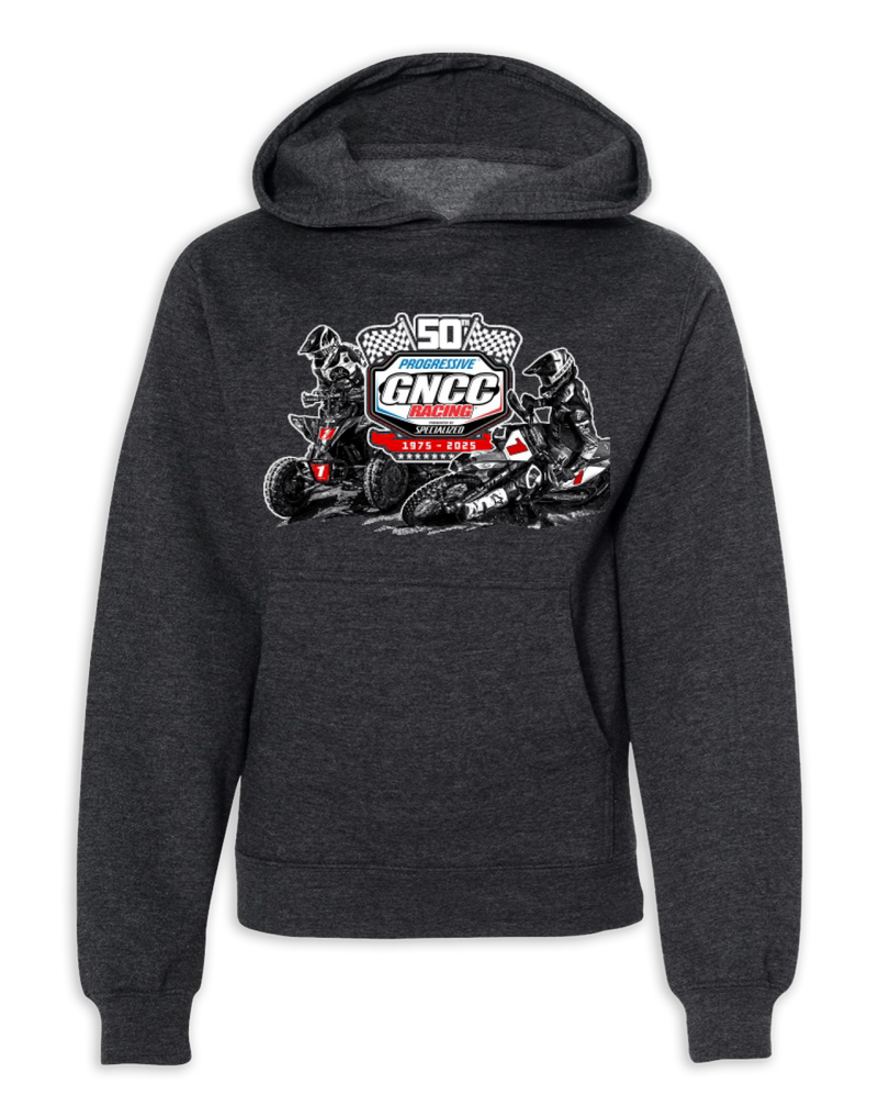 25 GNCC Series Cloudy Days Grey Sweatshirt Youth