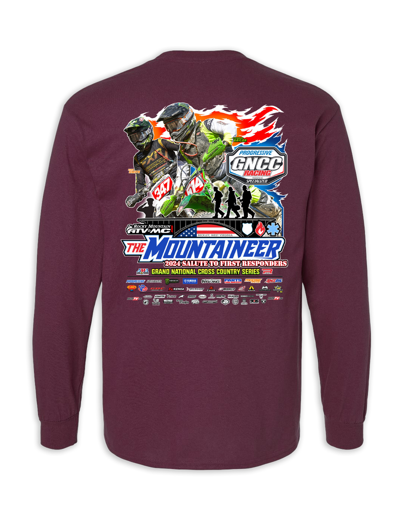 2024 GNCC Mountaineer Run BIKE Adult Event Longsleeve