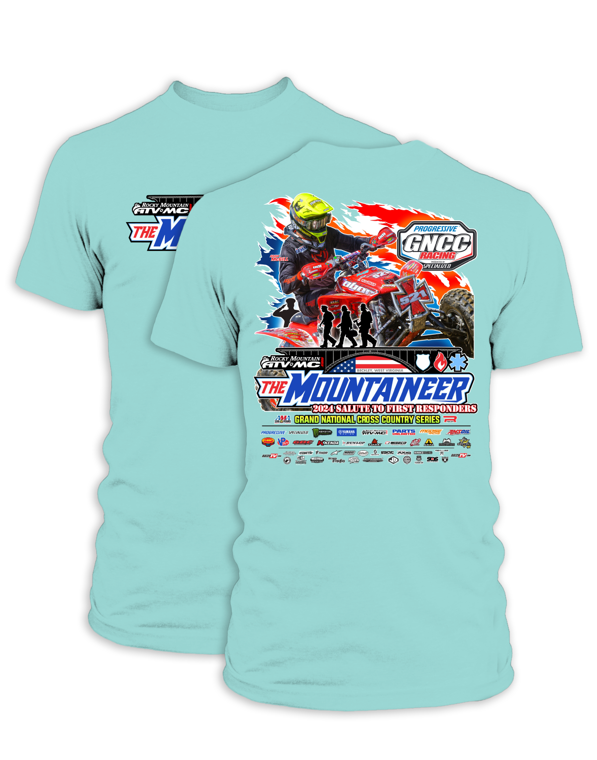 『2年保証』 Adult Run Mountaineer GNCC 2024 ATV MOTOTEES – Shirts Event その他