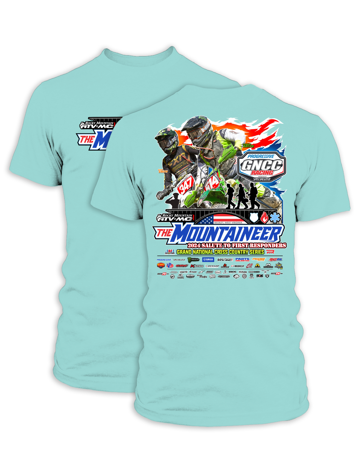 2024 GNCC Mountaineer Run Adult BIKE Event Shirts