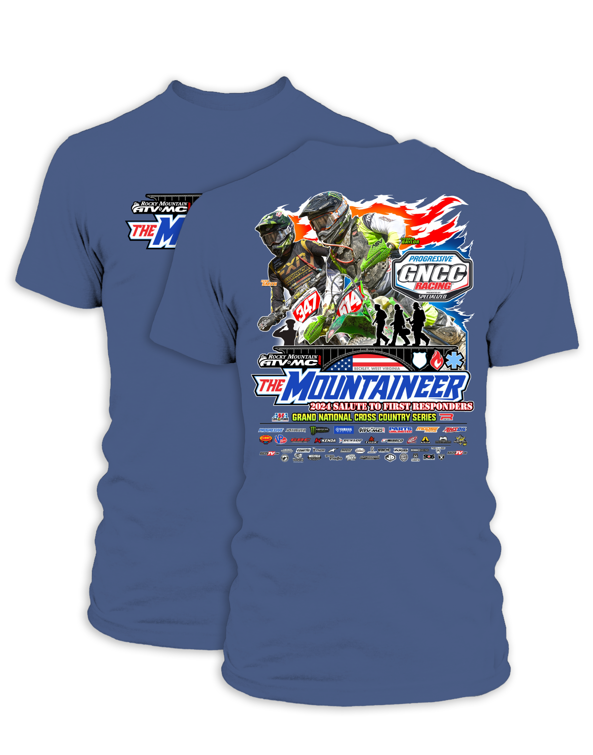 2024 GNCC Mountaineer Run Adult BIKE Event Shirts