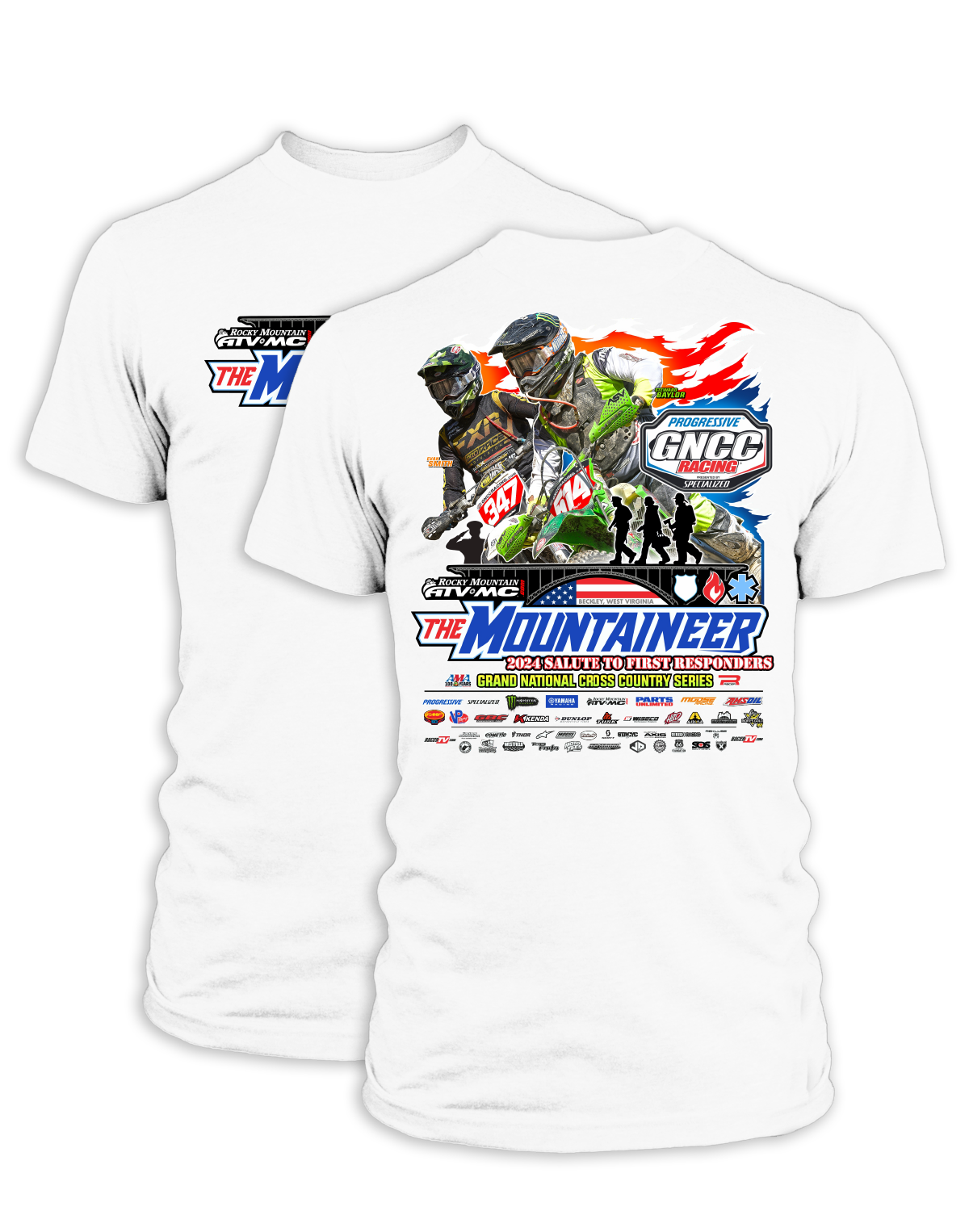 2024 GNCC Mountaineer Run Adult BIKE Event Shirts