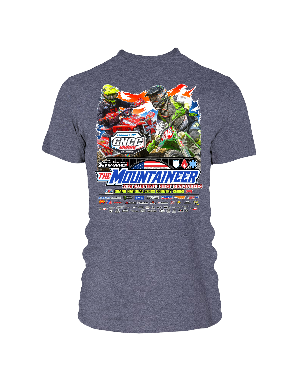 2024 GNCC Mountaineer Run Youth Event Shirts