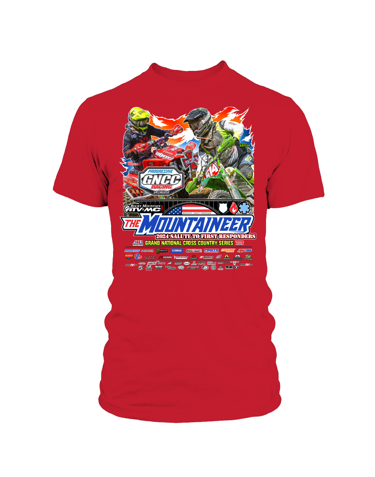 2024 GNCC Mountaineer Run Youth Event Shirts