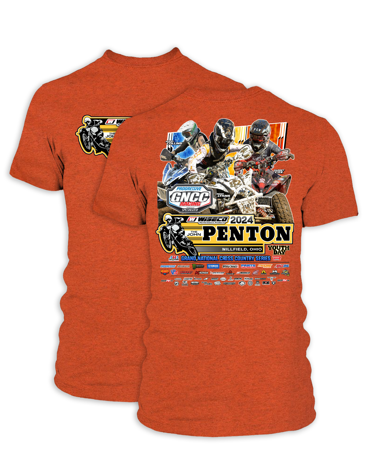 2024 GNCC John Penton Adult ATV Event Shirts
