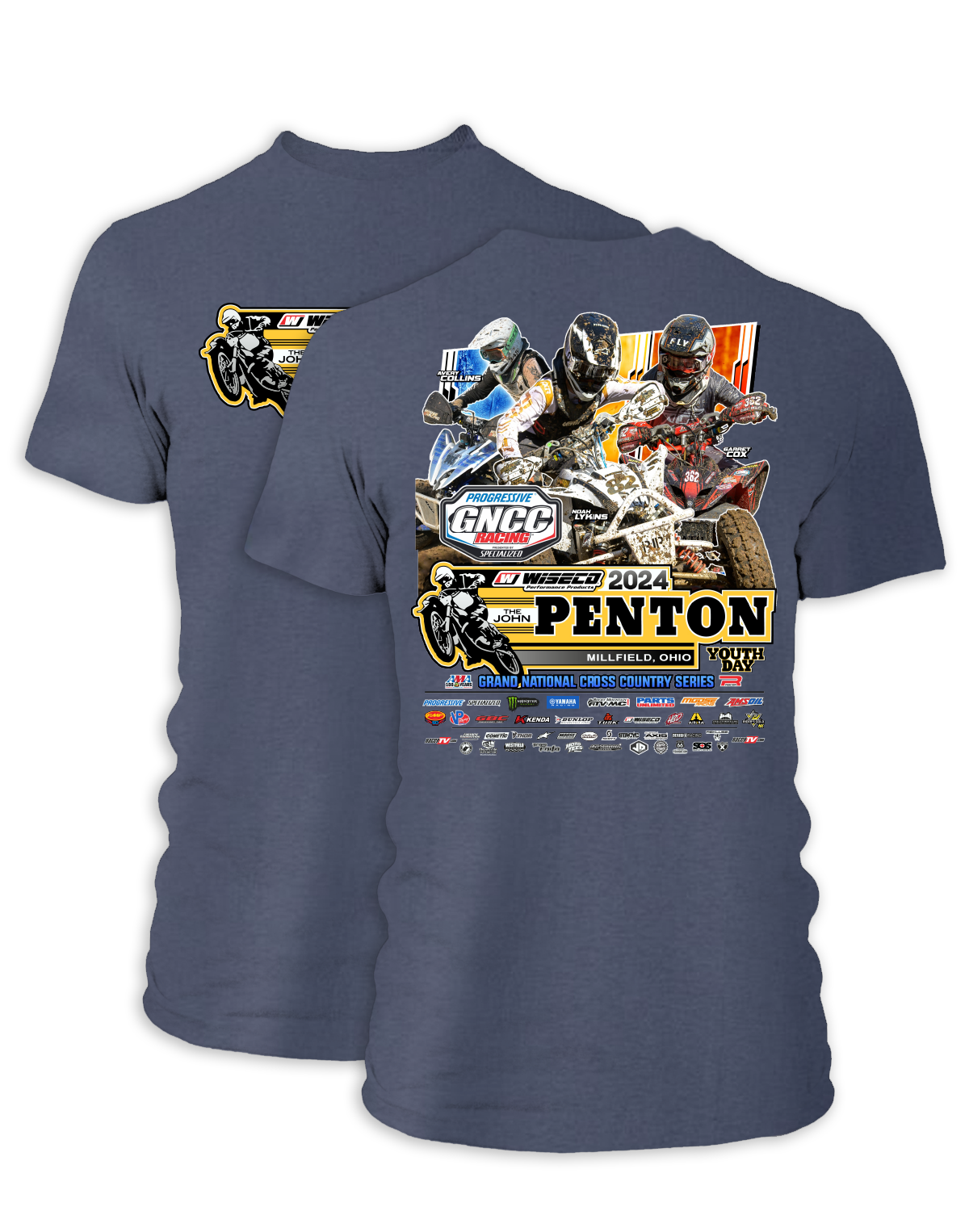 2024 GNCC John Penton Adult ATV Event Shirts