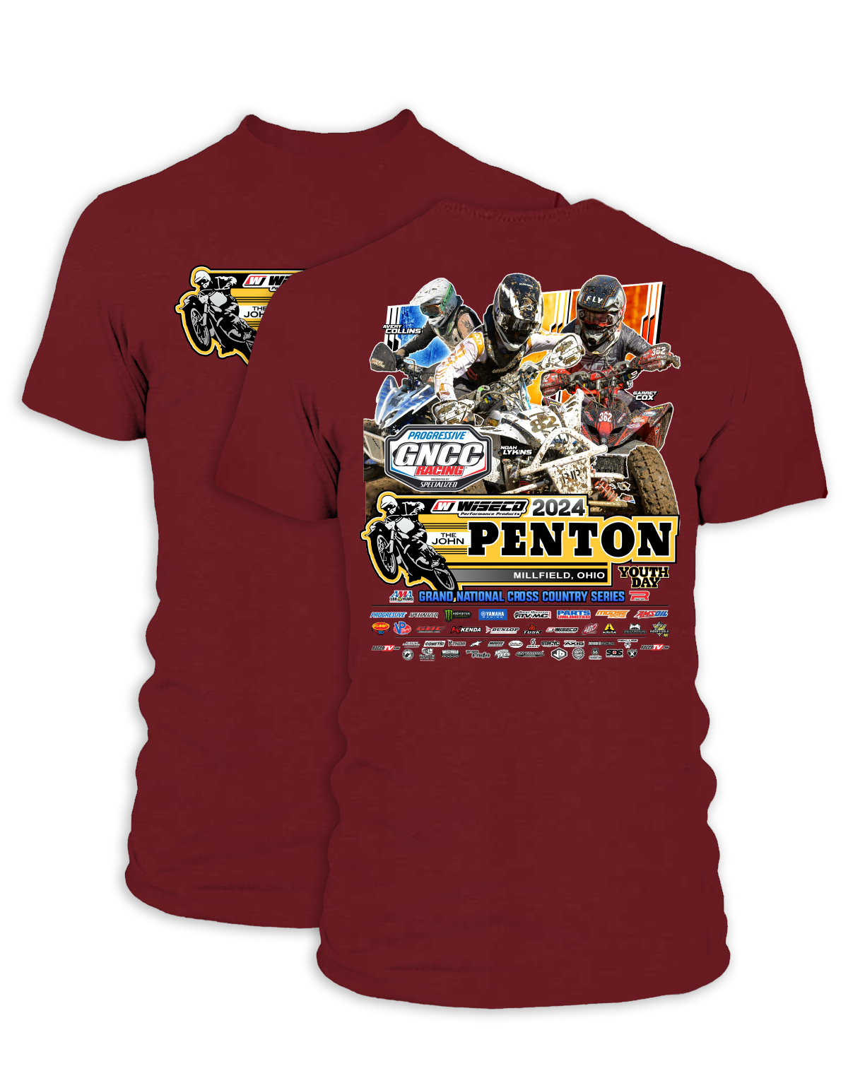 2024 GNCC John Penton Adult ATV Event Shirts
