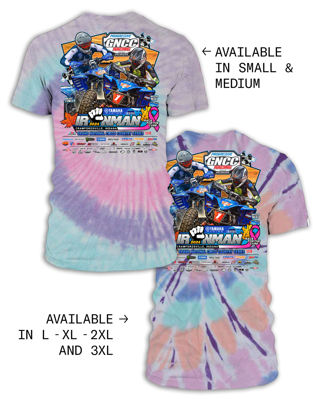 2024 GNCC Ironman Adult ATV Event T-Shirts