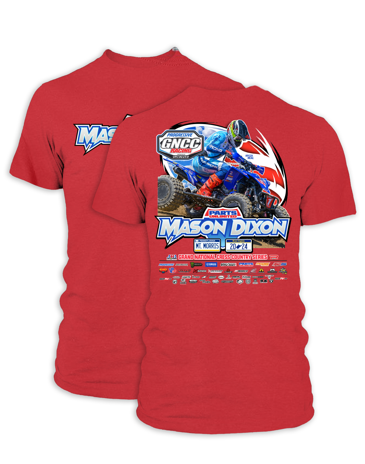 2024 GNCC Mason Dixon Adult ATV Event T-Shirts