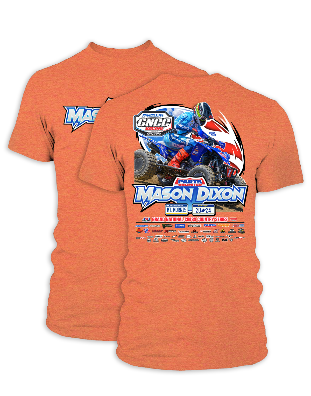 2024 GNCC Mason Dixon Adult ATV Event T-Shirts