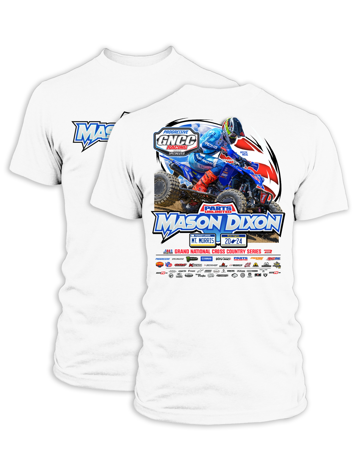 2024 GNCC Mason Dixon Adult ATV Event T-Shirts