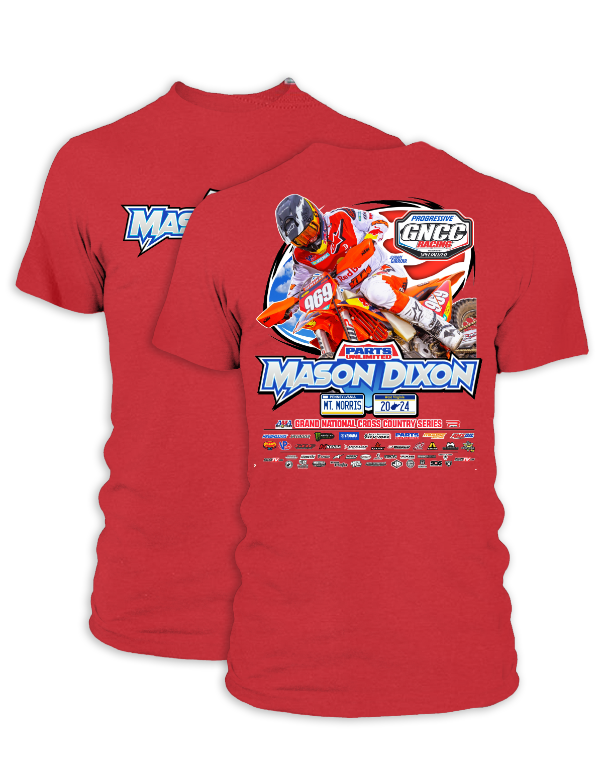 2024 GNCC Mason Dixon Adult Bike Event T-Shirts