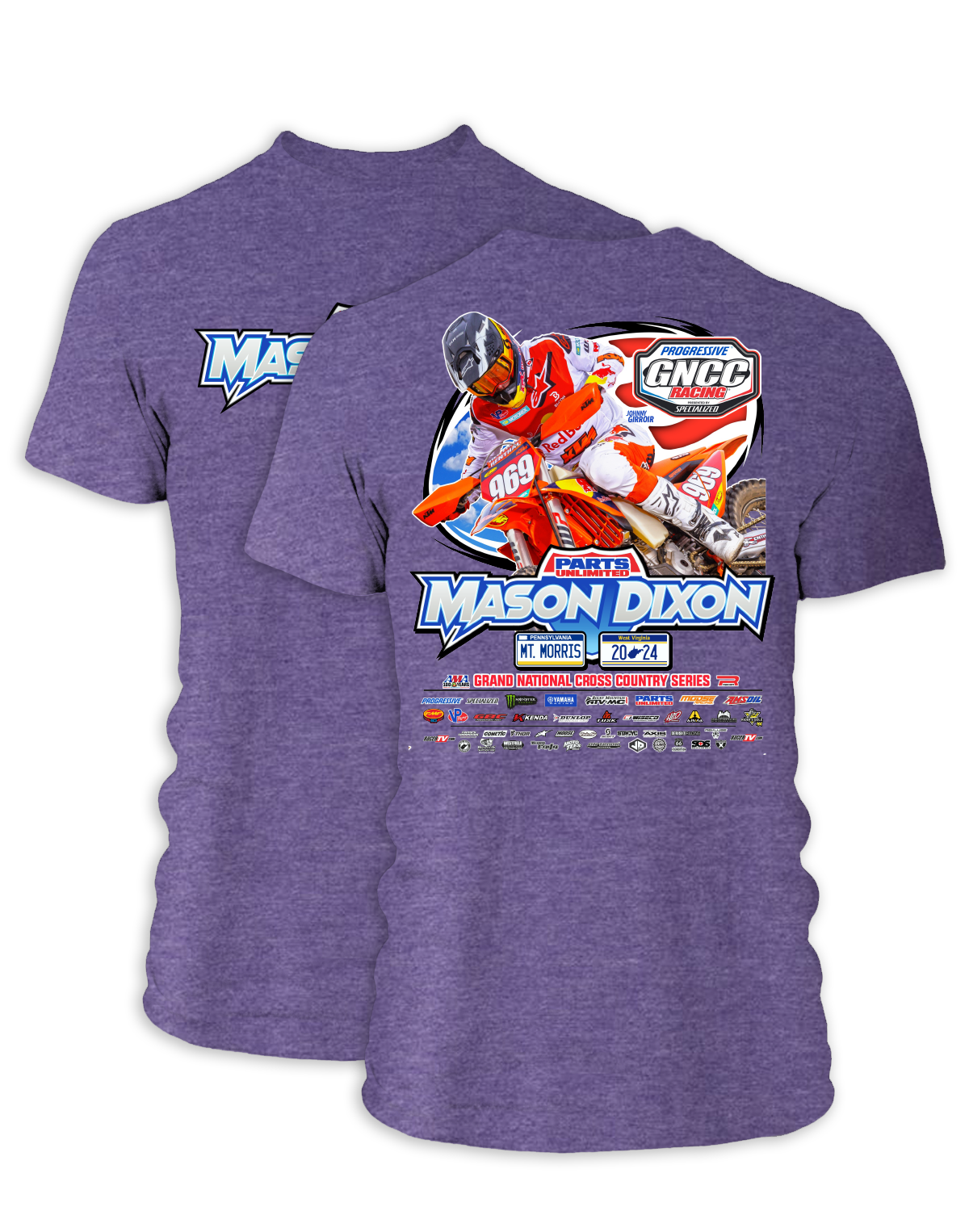 2024 GNCC Mason Dixon Adult Bike Event T-Shirts