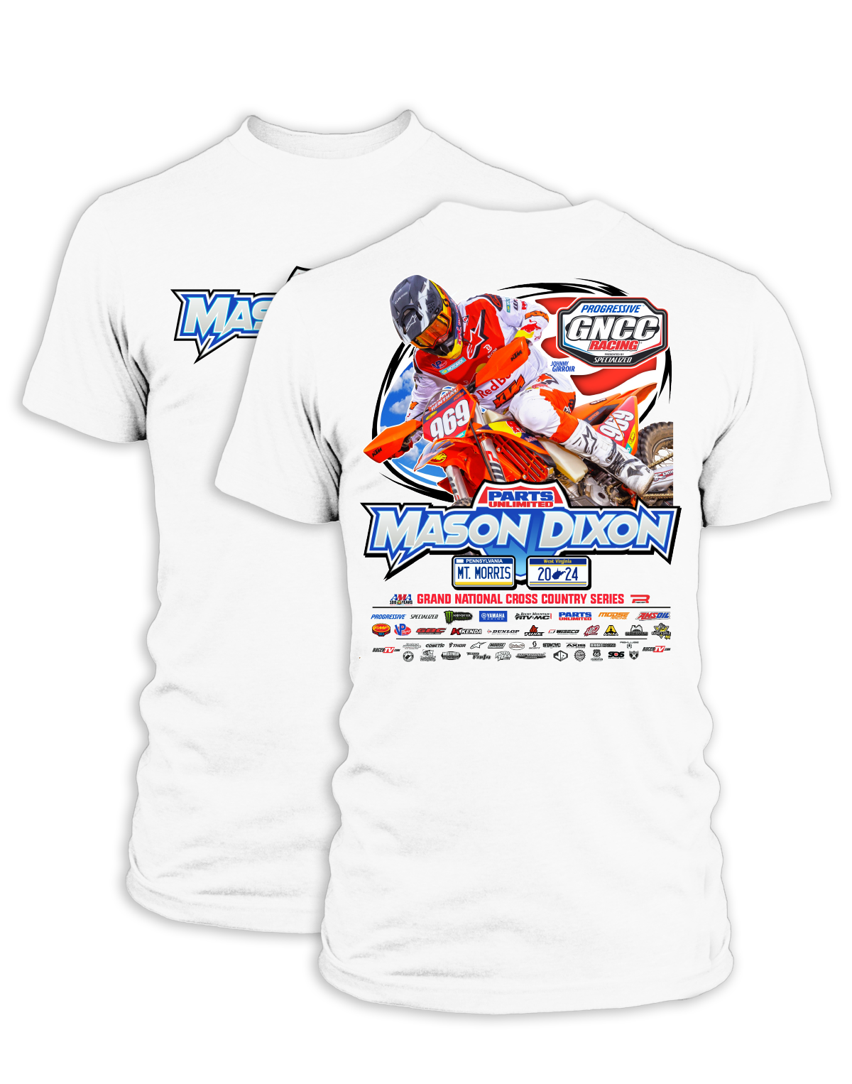 2024 GNCC Mason Dixon Adult Bike Event T-Shirts