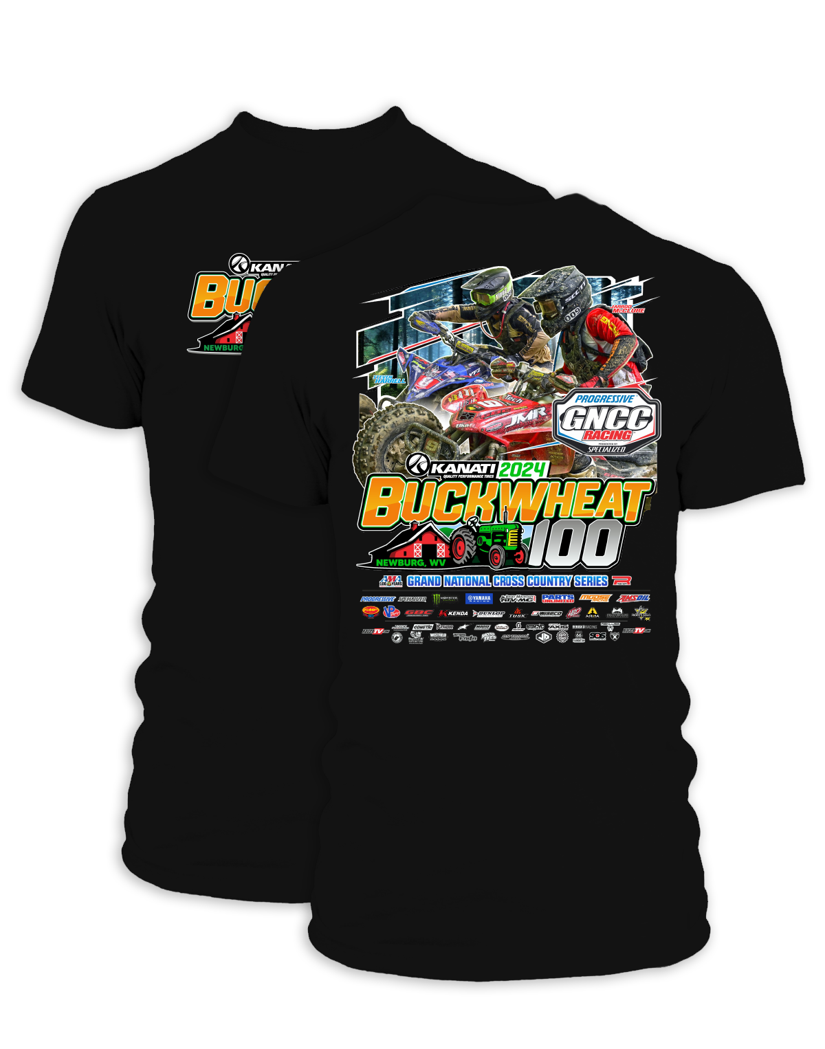 2024 GNCC Buckwheat Adult ATV Event T-shirt