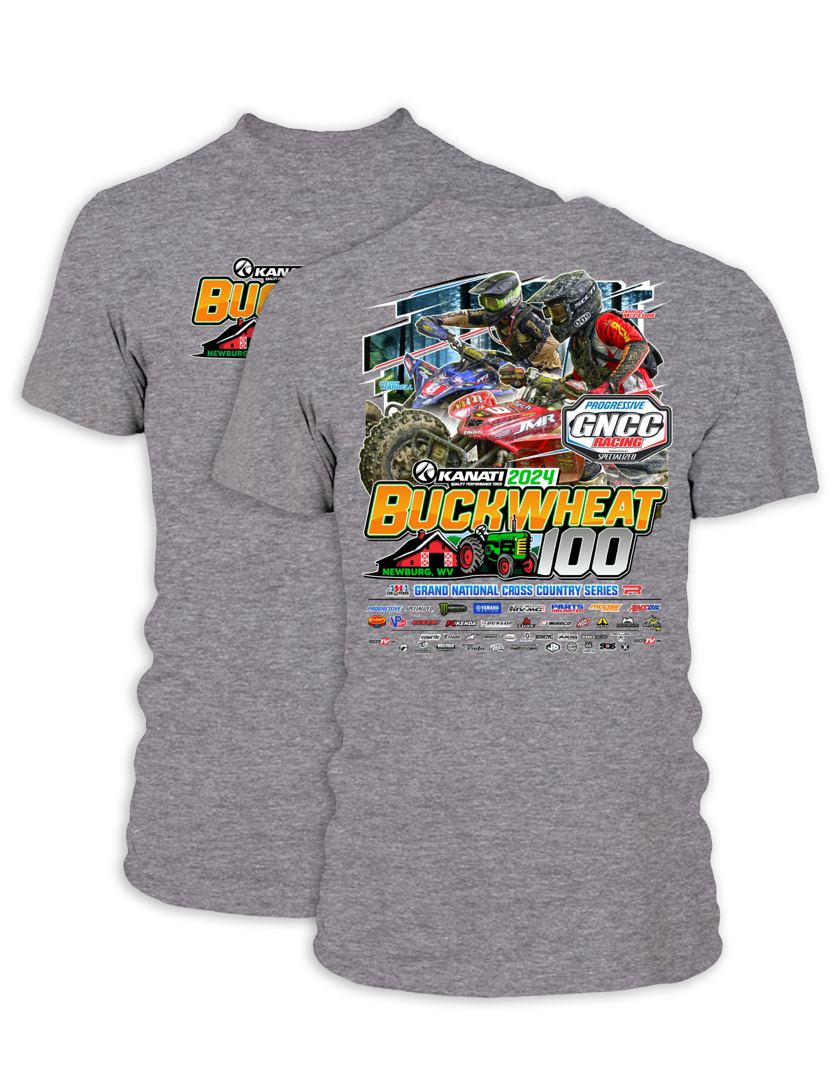 2024 GNCC Buckwheat Adult ATV Event T-shirt