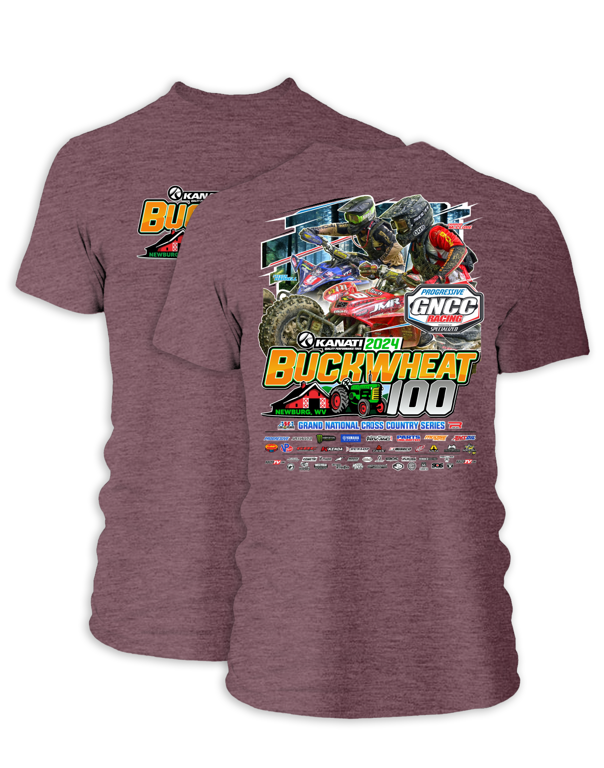 2024 GNCC Buckwheat Adult ATV Event T-shirt