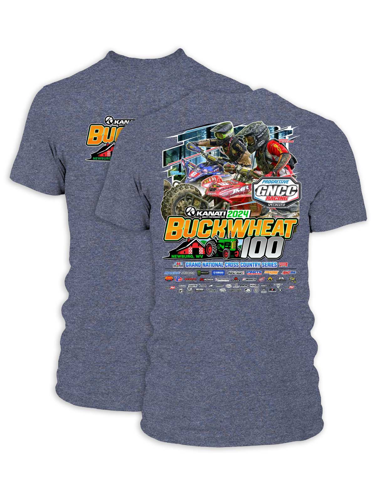 2024 GNCC Buckwheat Adult ATV Event T-shirt