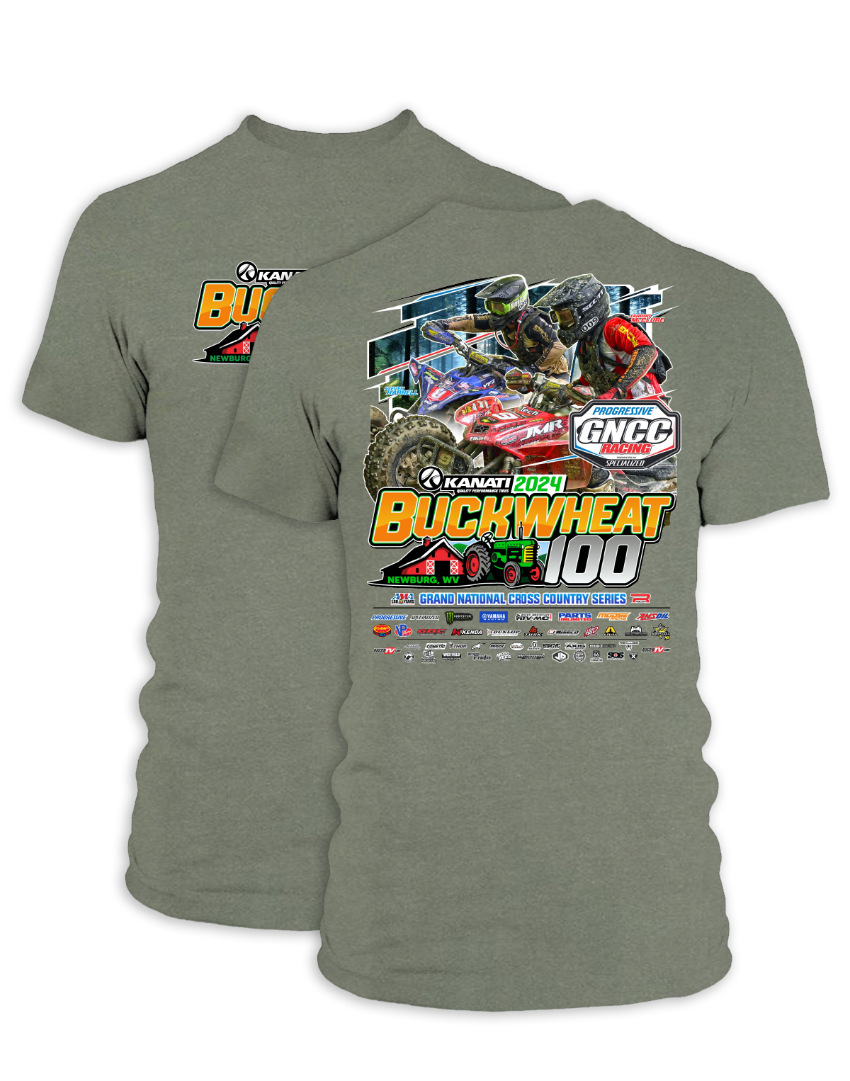2024 GNCC Buckwheat Adult ATV Event T-shirt