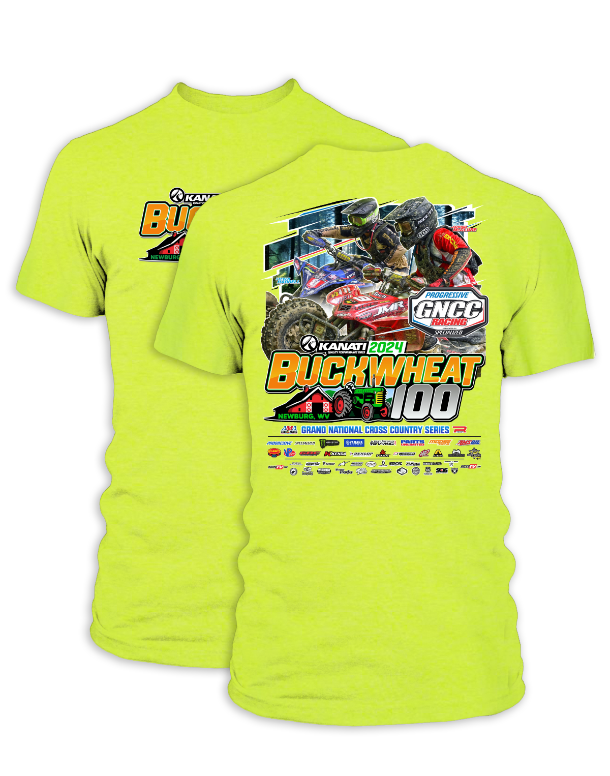 2024 GNCC Buckwheat Adult ATV Event T-shirt