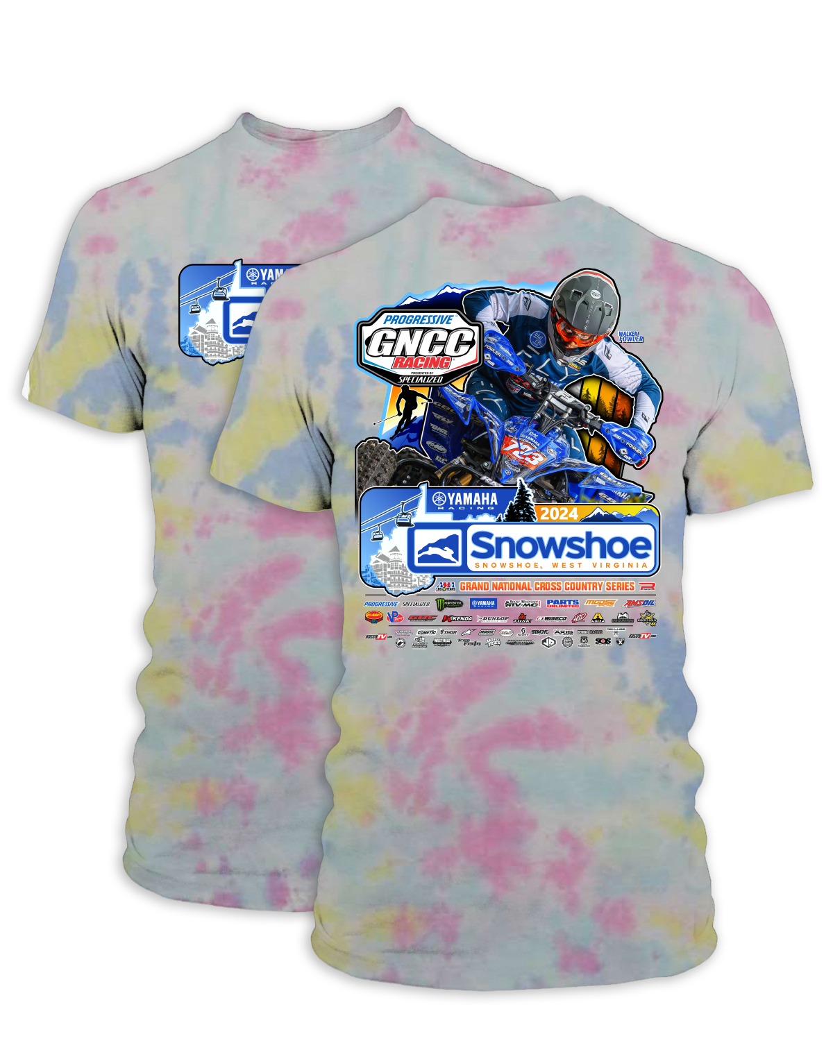 2024 GNCC Snowshoe Adult ATV Event T-Shirts