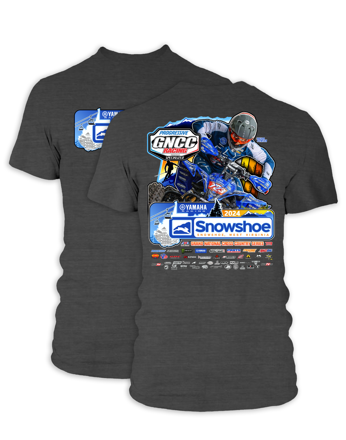 2024 GNCC Snowshoe Adult ATV Event T-Shirts