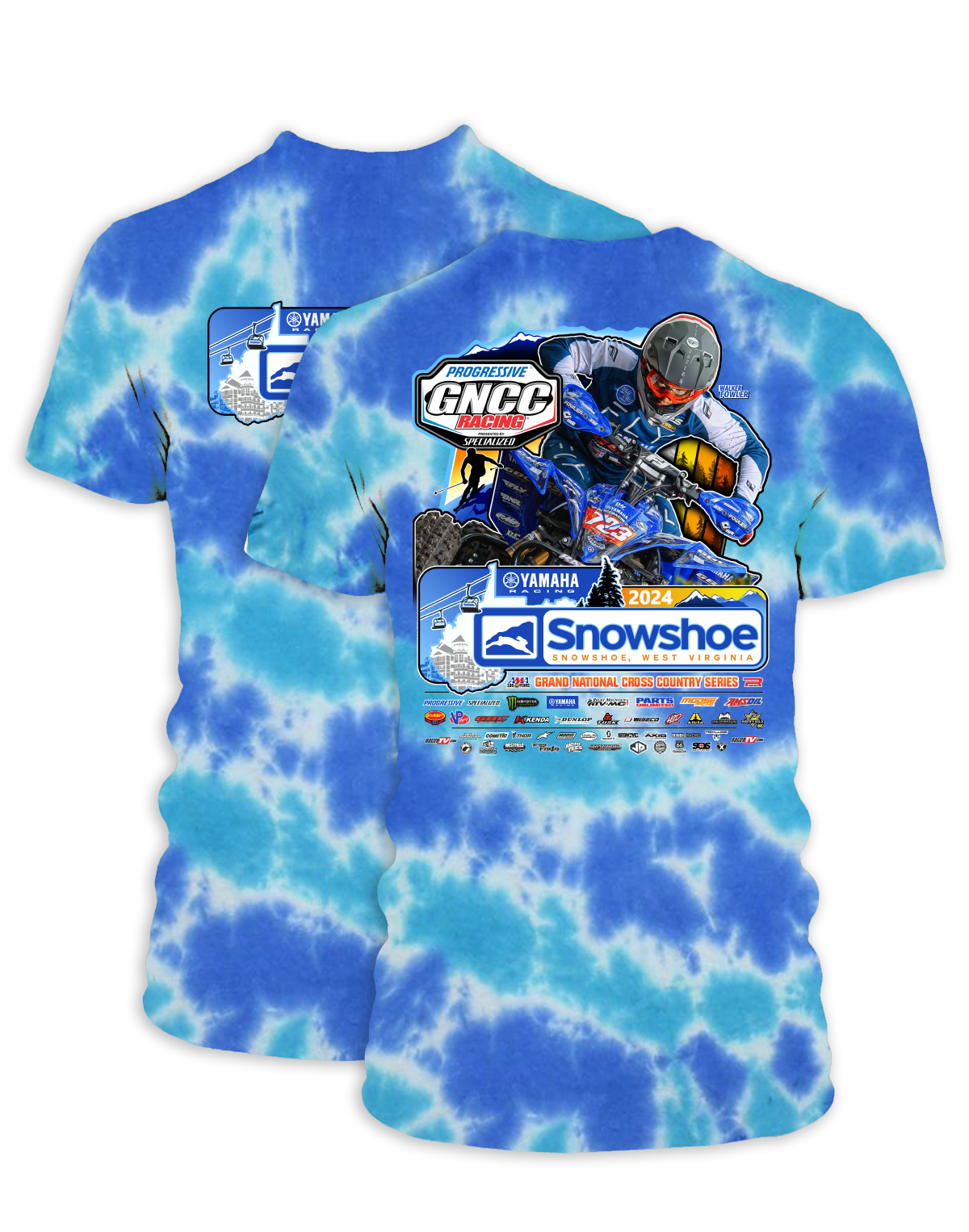 2024 GNCC Snowshoe Adult ATV Event T-Shirts