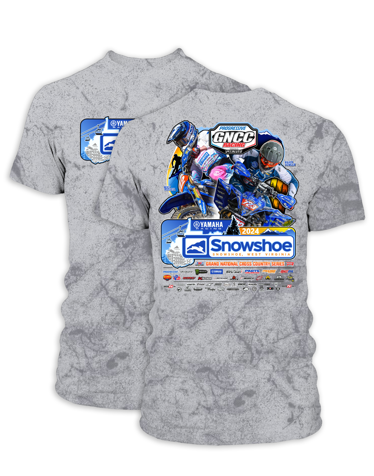 2024 GNCC Snowshoe Combined Event Tee