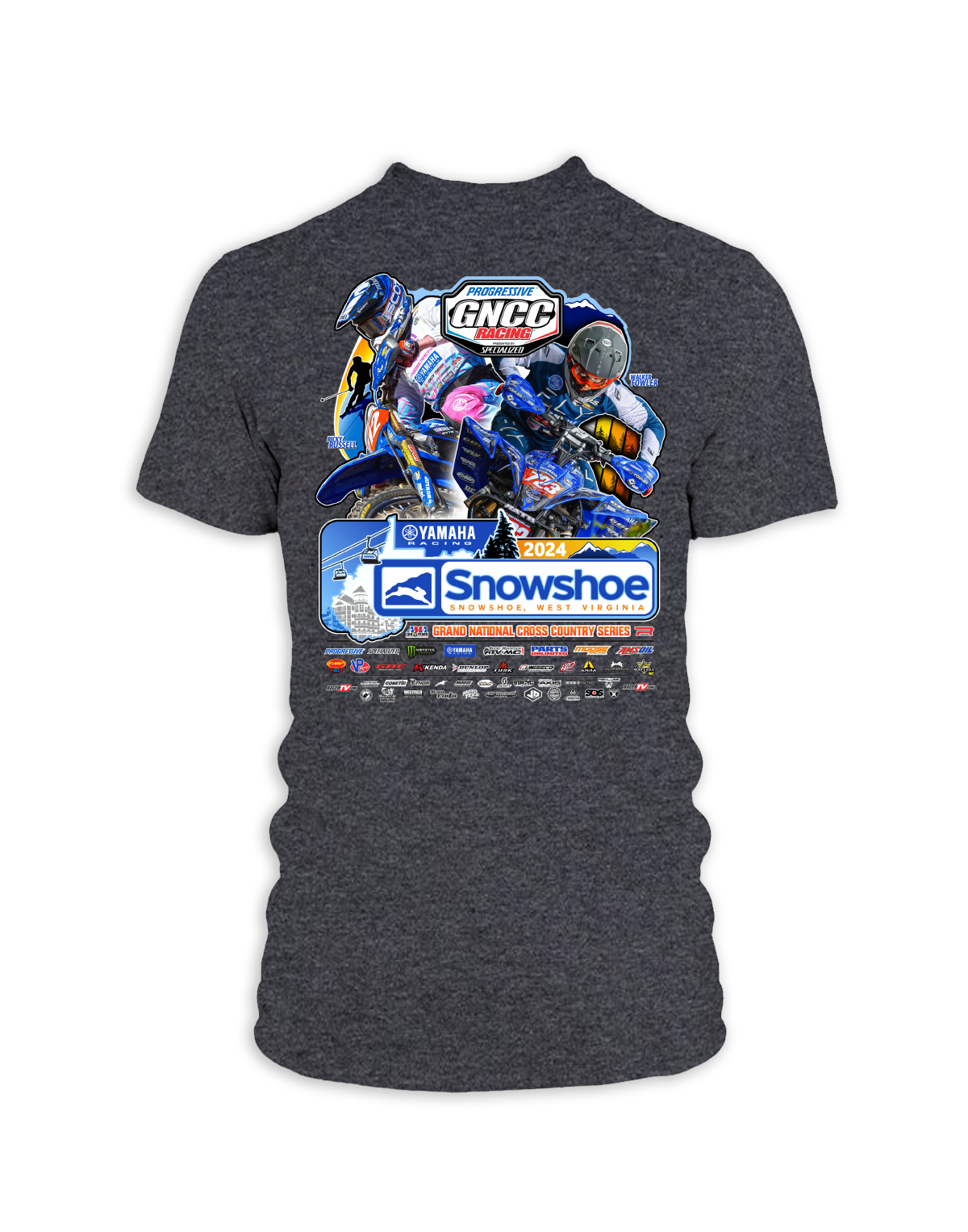 2024 GNCC Snowshoe Youth Event T-Shirts