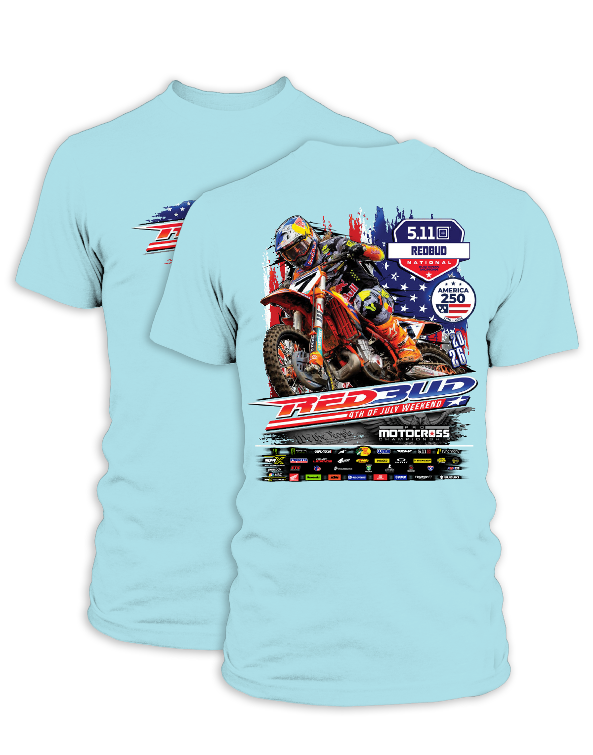 26 MX Redbud Event T-Shirt Adult