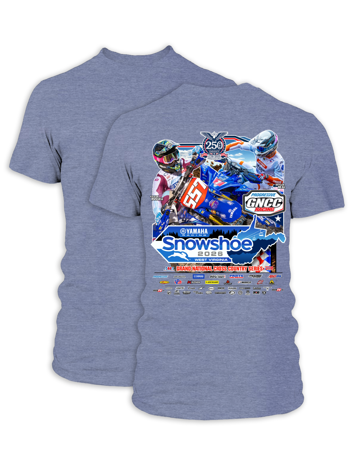 26 GNCC Snowshoe Combined Event Tee