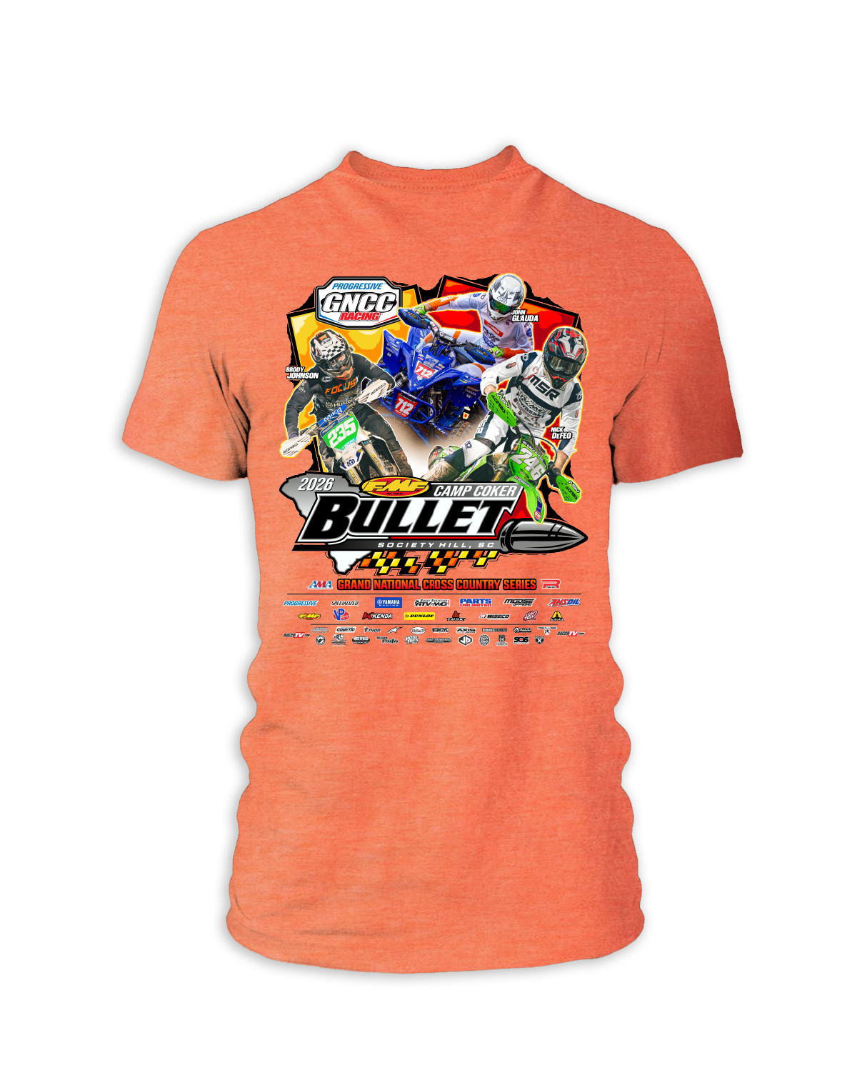 26 GNCC Camp Coker Youth Event Tee