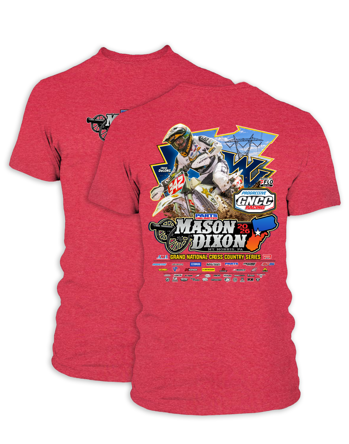 26 GNCC Mason Dixon Event Tee Bike