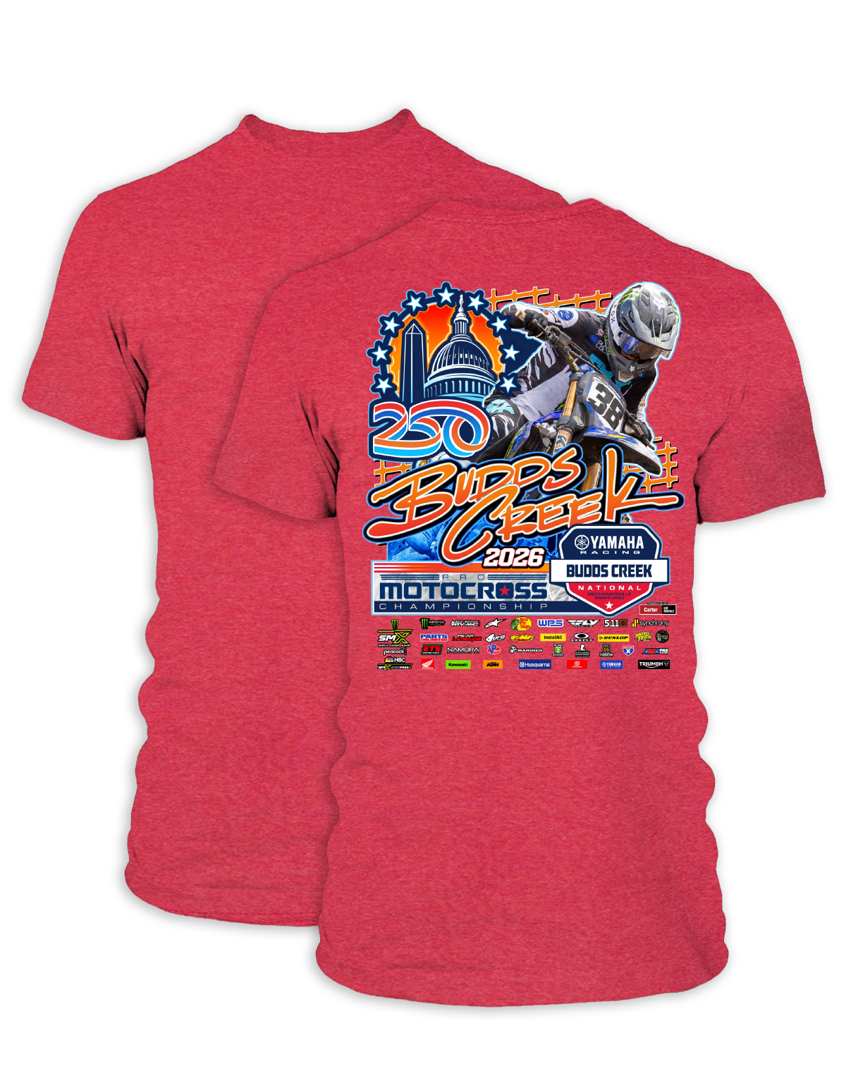 26 MX Budds Creek Main Adult Event T-Shirt