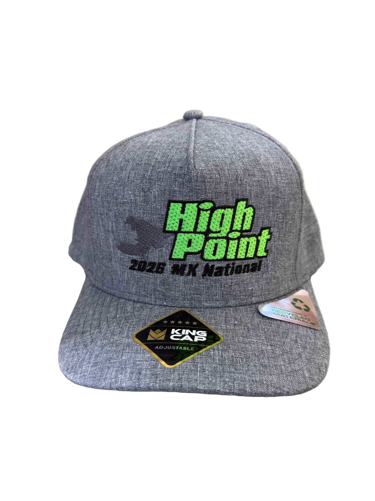 26 MX High Point Heather Grey Curved Hat