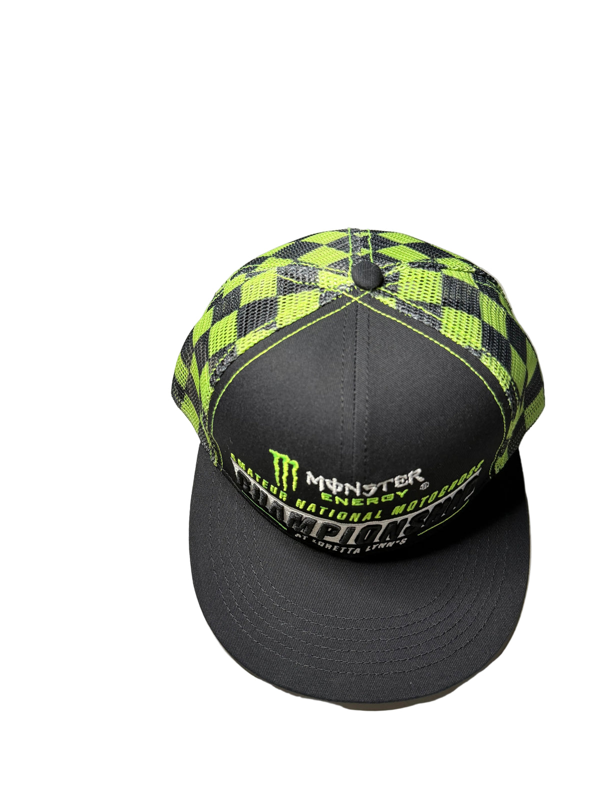 26 Loretta Lynns Amateur Green Checkered Flatbill Hat