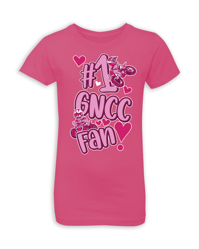 GNCC Series Youth Girls Pink T-Shirt