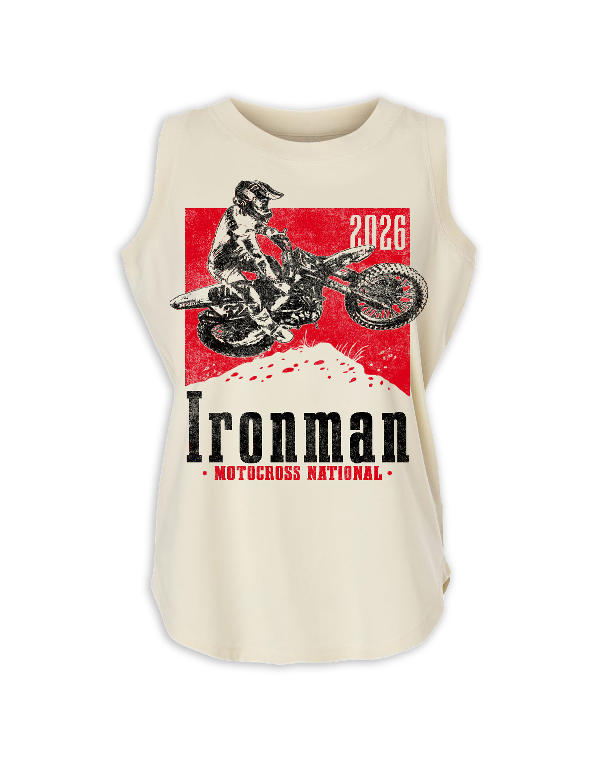 26 MX Ironman Cowboy Up Ladies Tank