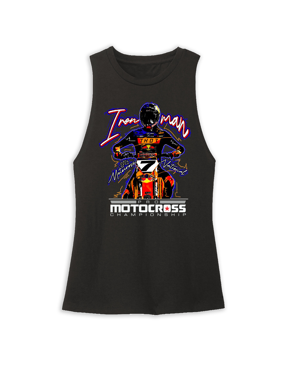 26 MX Ironman Neon Lights Ladies Tank