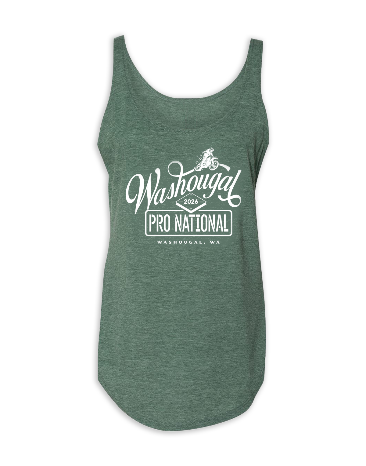 26 MX Washougal Script Ladies Tank