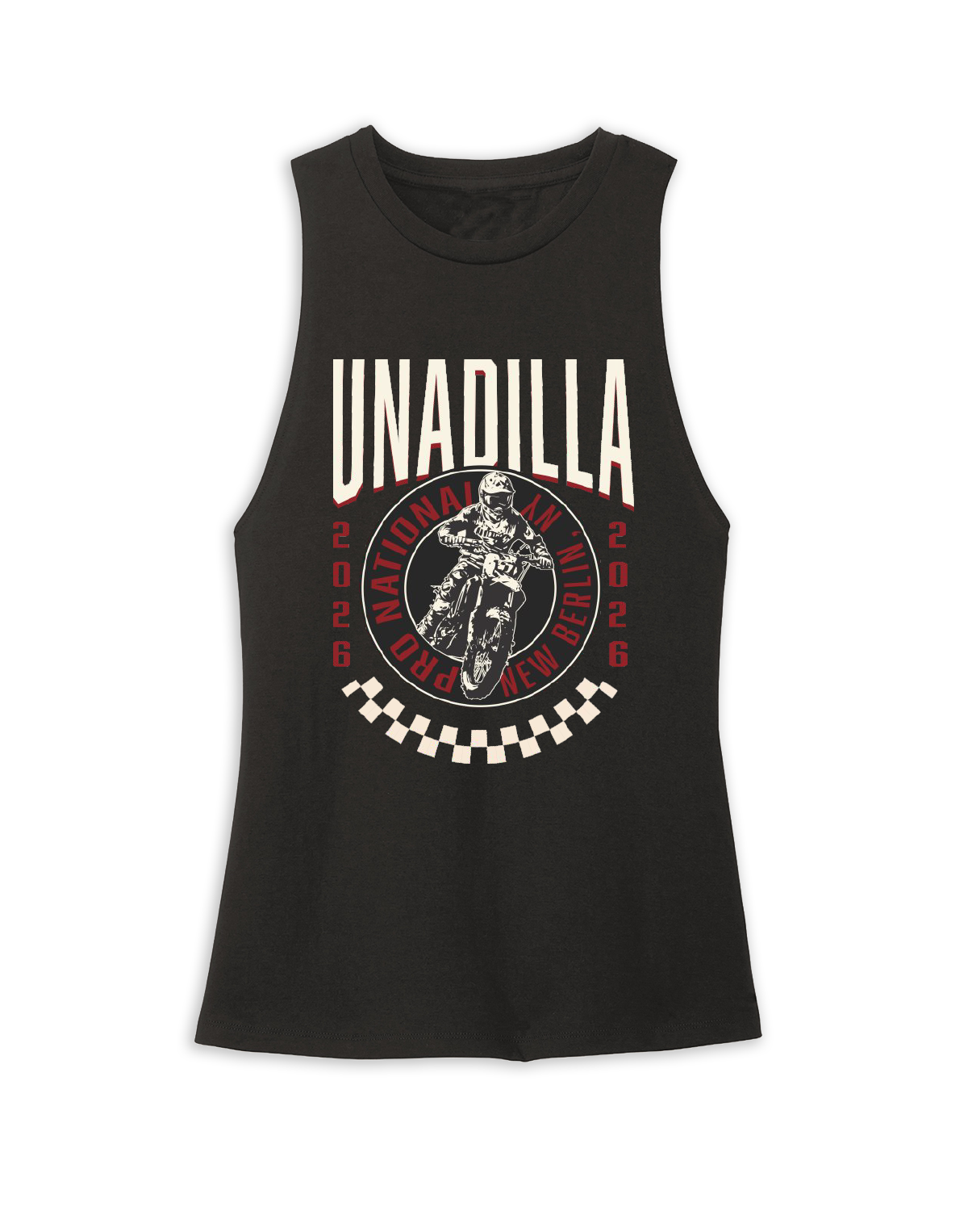 26 MX Unadilla Moto Troll Ladies Tank