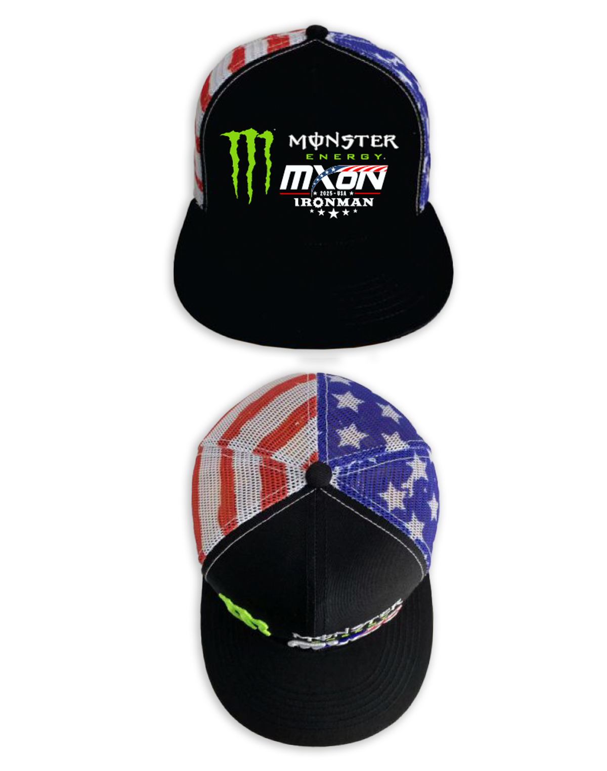 25 MXON Ironman Monster Flag Hat