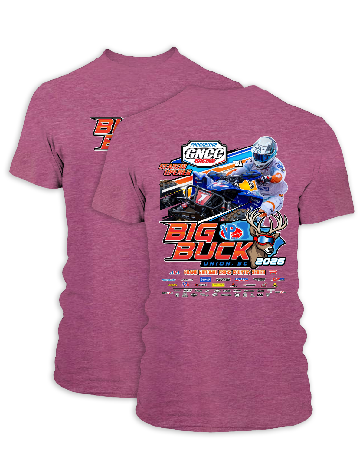 26 GNCC Big Buck Event Tee ATV